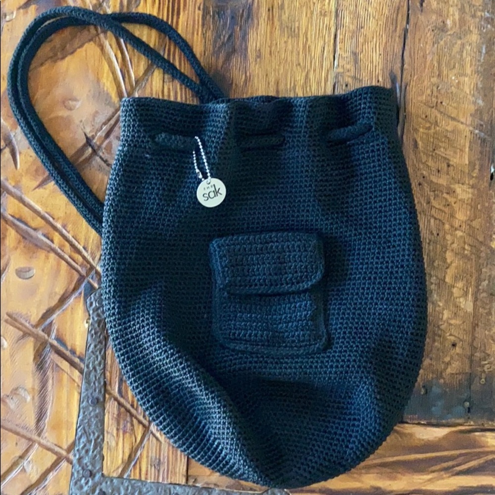THE SAK crochet backpack